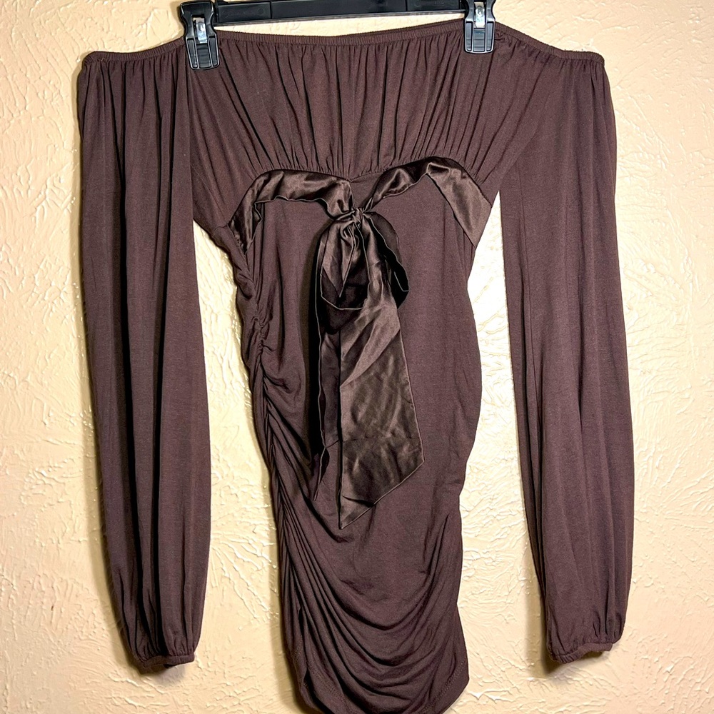 Sexy brown dress